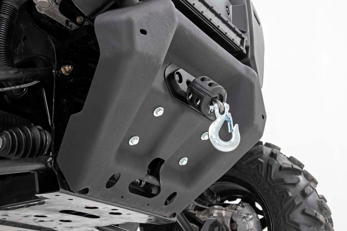 Can-Am Defender MAX HD9 Winch Plate - Rough Country - RS4500S - Black - '22-'23